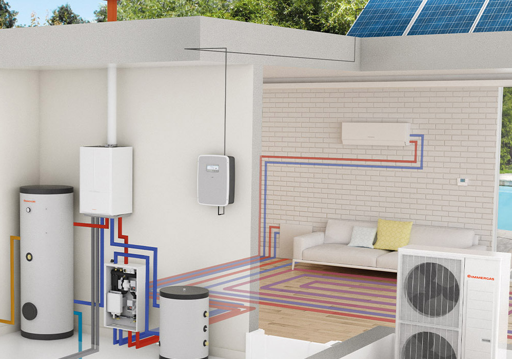 Pompa Di Calore Ibrida Per Scaldare Acqua E Casa Casa Sostenibile